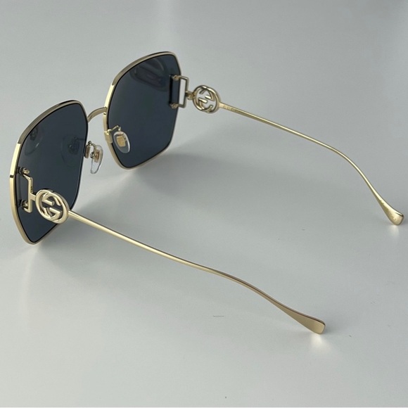NEW GUCCI AUTHENTIC DESIGNER SQUARE SUNGLASSES - Picture 7 of 12